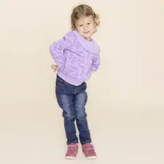 HUSH PUPPIES - Polerón Niña Greta [1-3] Azul Cielo
