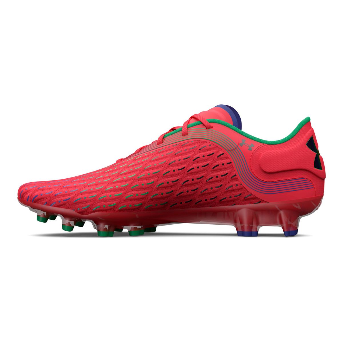 UNDER ARMOUR - Zapatos de fútbol UA Magnetico Elite 3 FG mujer Rojo UNDER ARMOUR