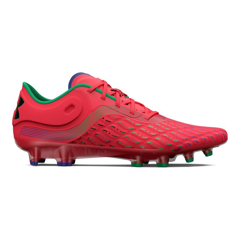 UNDER ARMOUR - Zapatos de fútbol UA Magnetico Elite 3 FG mujer Rojo UNDER ARMOUR