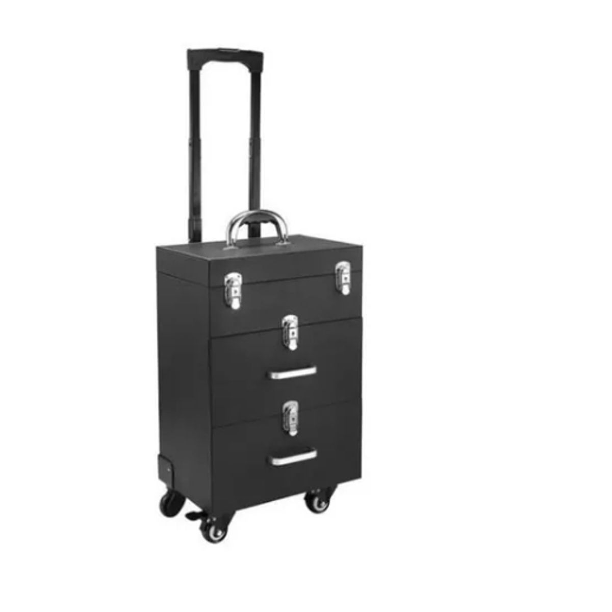 GENERICO - Maleta Multiuso Manicure y Maquillaje - Tabby Negra.