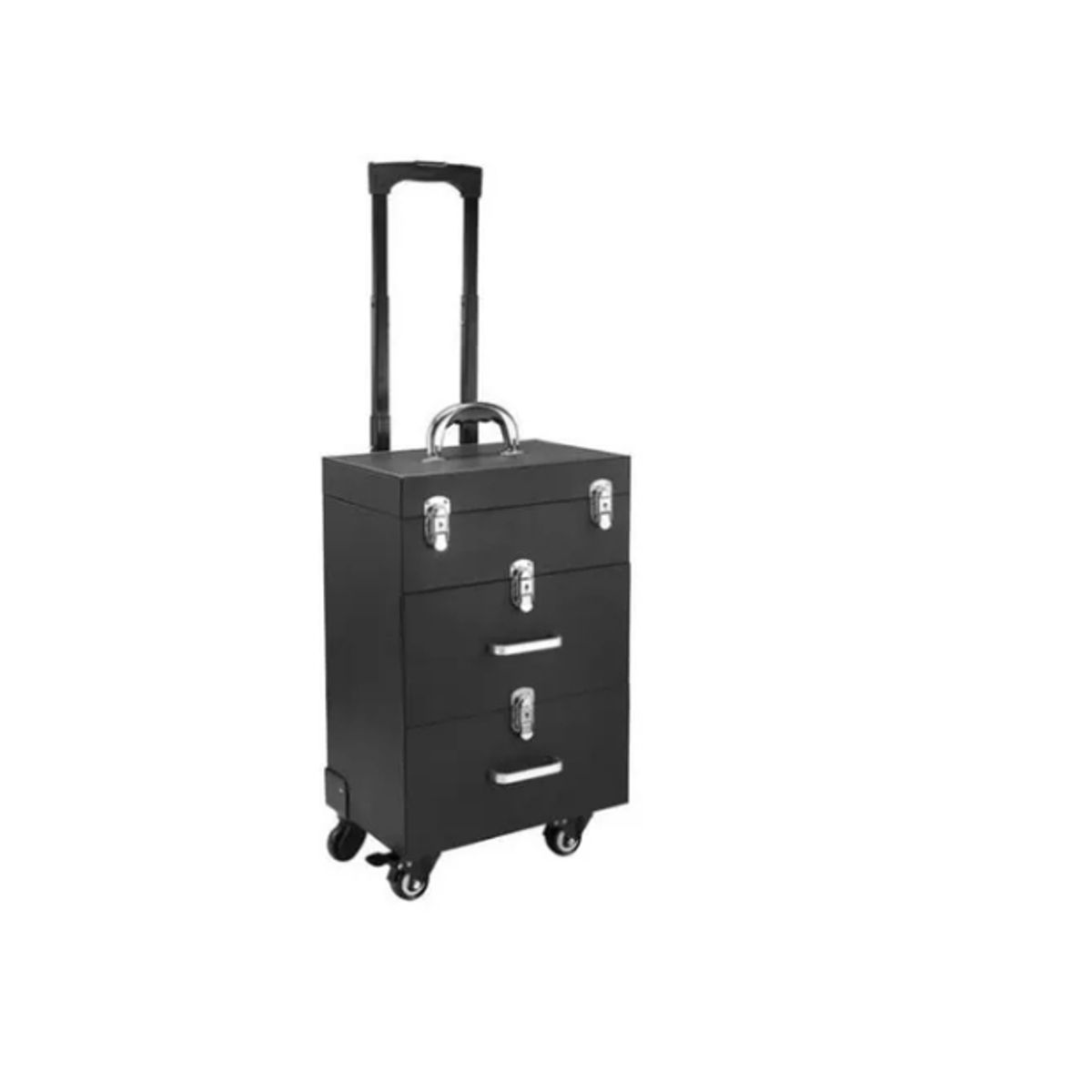 GENERICO - Maleta Multiuso Manicure y Maquillaje - Tabby Negra.