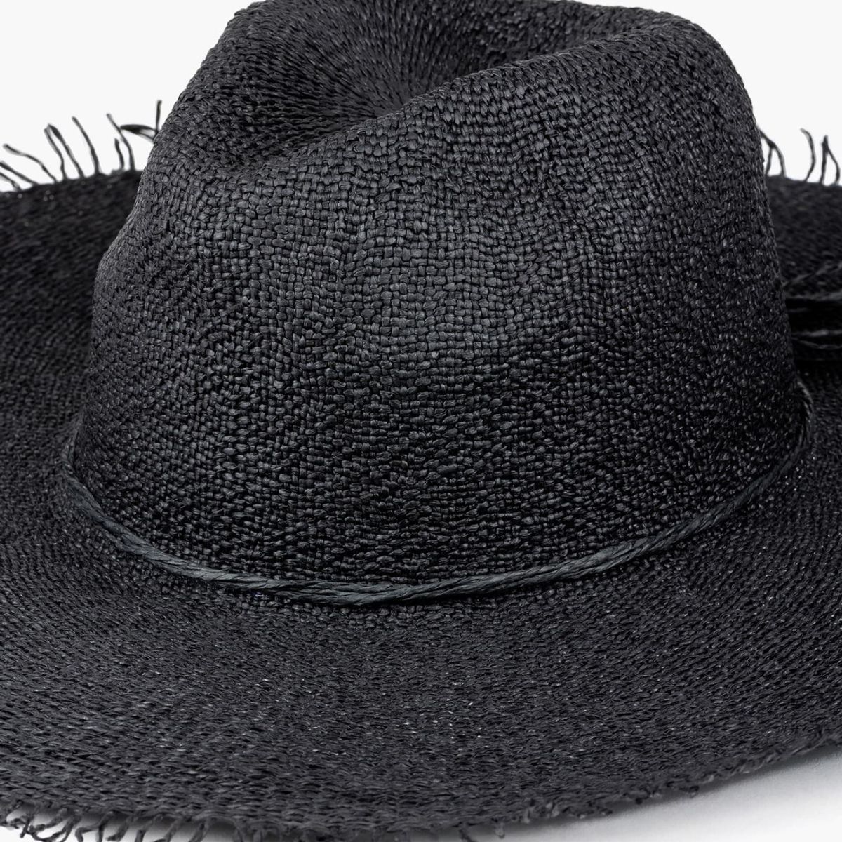 LOUNGE - Sombrero Mujer Borde Deshilachado LOUNGE