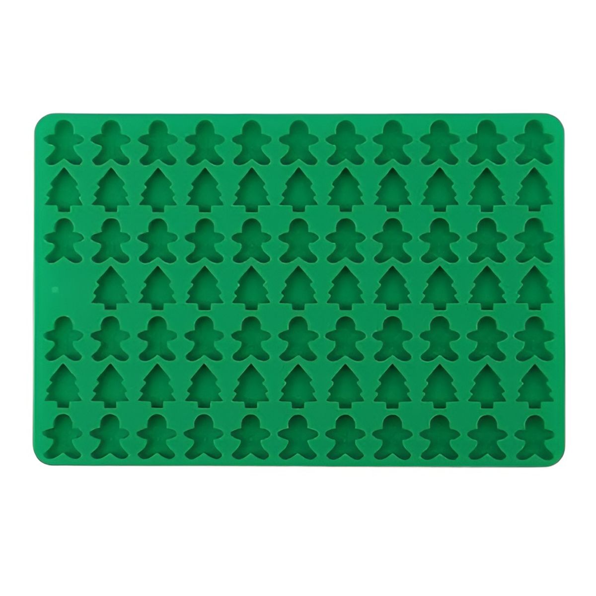 GENERICO - Moldes Chocolate Molde Silicona Navidad Arbol Jengibre 76cav