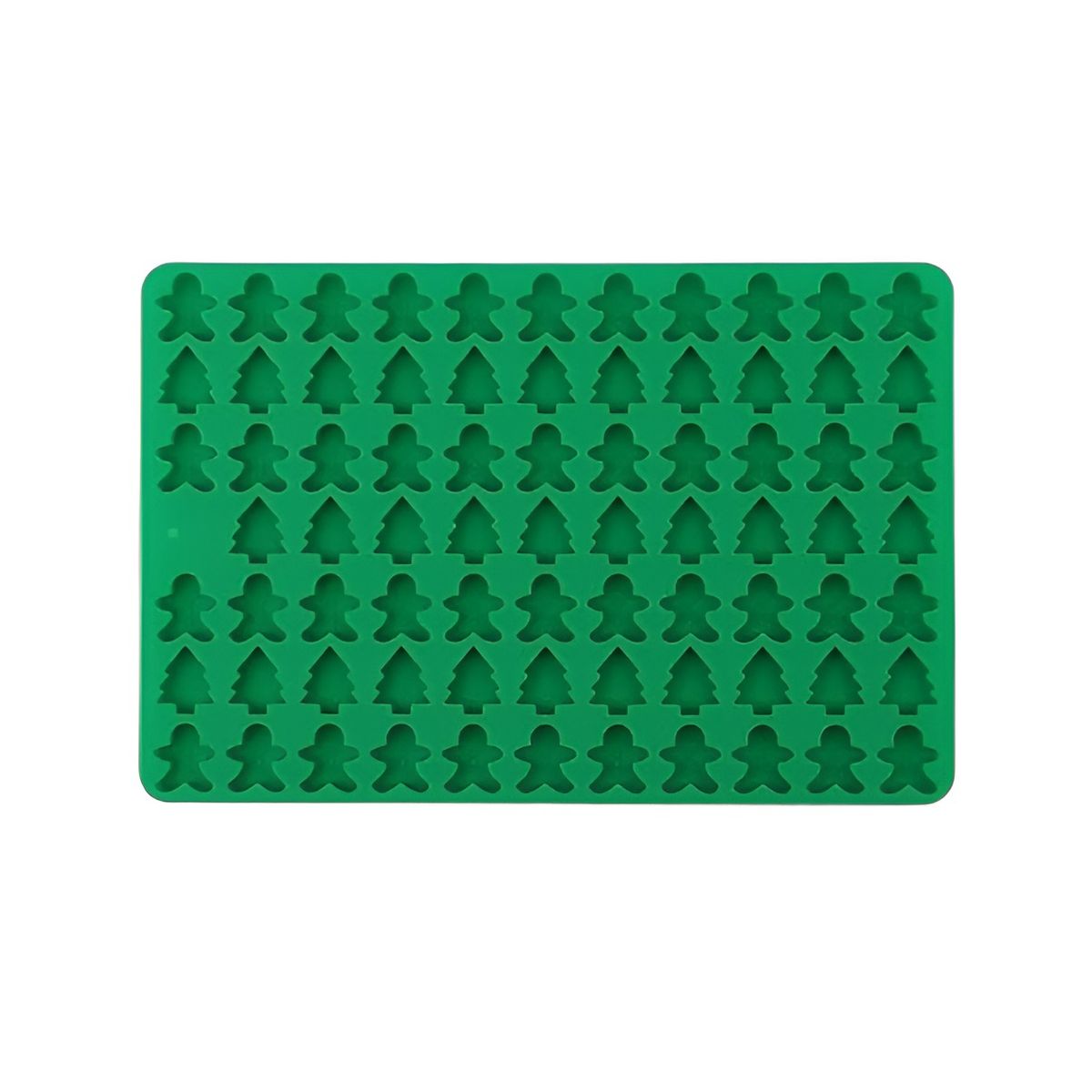 GENERICO - Moldes Chocolate Molde Silicona Navidad Arbol Jengibre 76cav