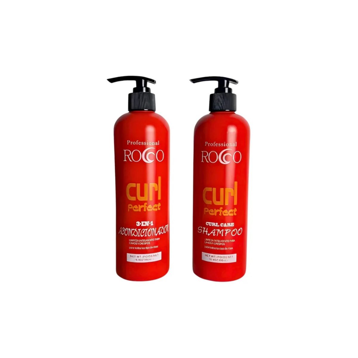 GENERICO - Rocco® Shampoo Para Cabello Crespo Mejora dureza Oliva 500ml.