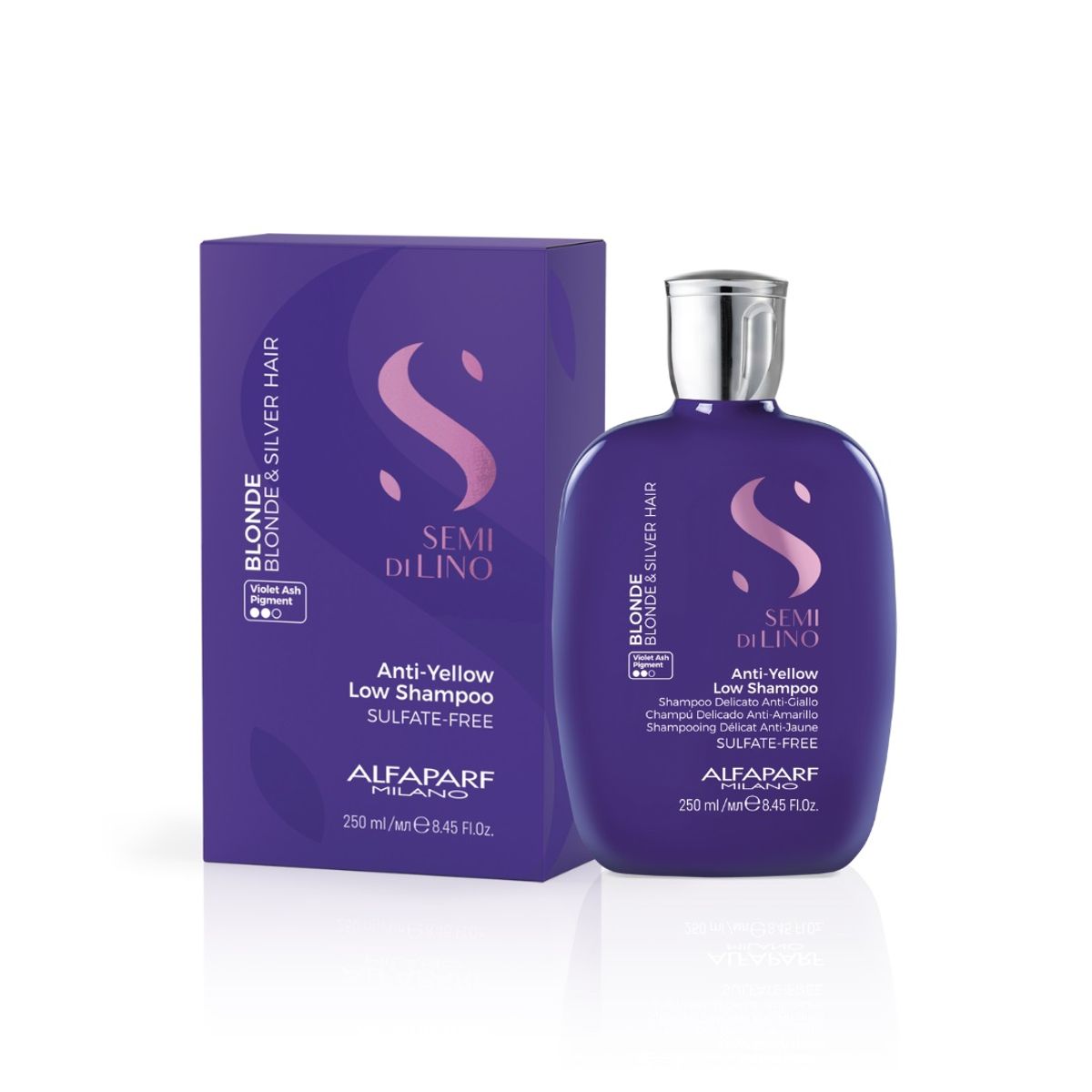 ALFAPARF MILANO - SHAMPOO MATIZADOR VIOLETA BLONDE ALFAPARF 250 ML.
