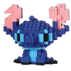 GENERICO - ARMABLE 3D MICRO BLOCKS STITCH 12CM 710 PIEZAS