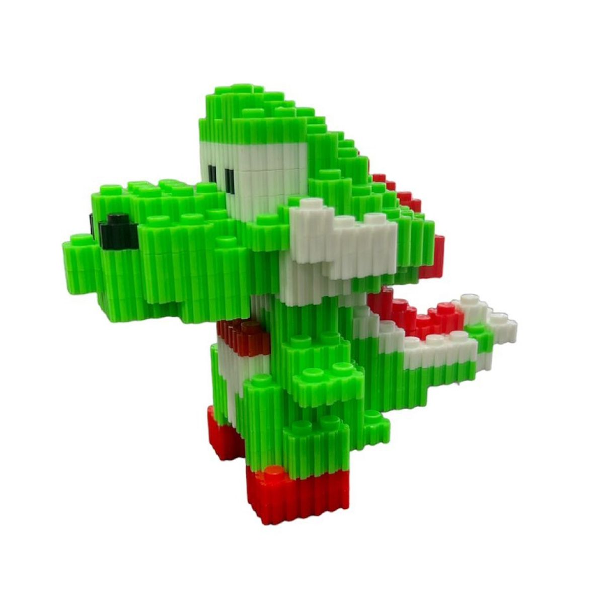 GENERICO - ARMABLE 3D MICRO BLOCKS YOSHI 11CM 535 PIEZAS