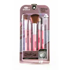 GENERICO - Set 5 Brochas Maquillaje Pinceles Cepillo Pestaña Ojo Ceja