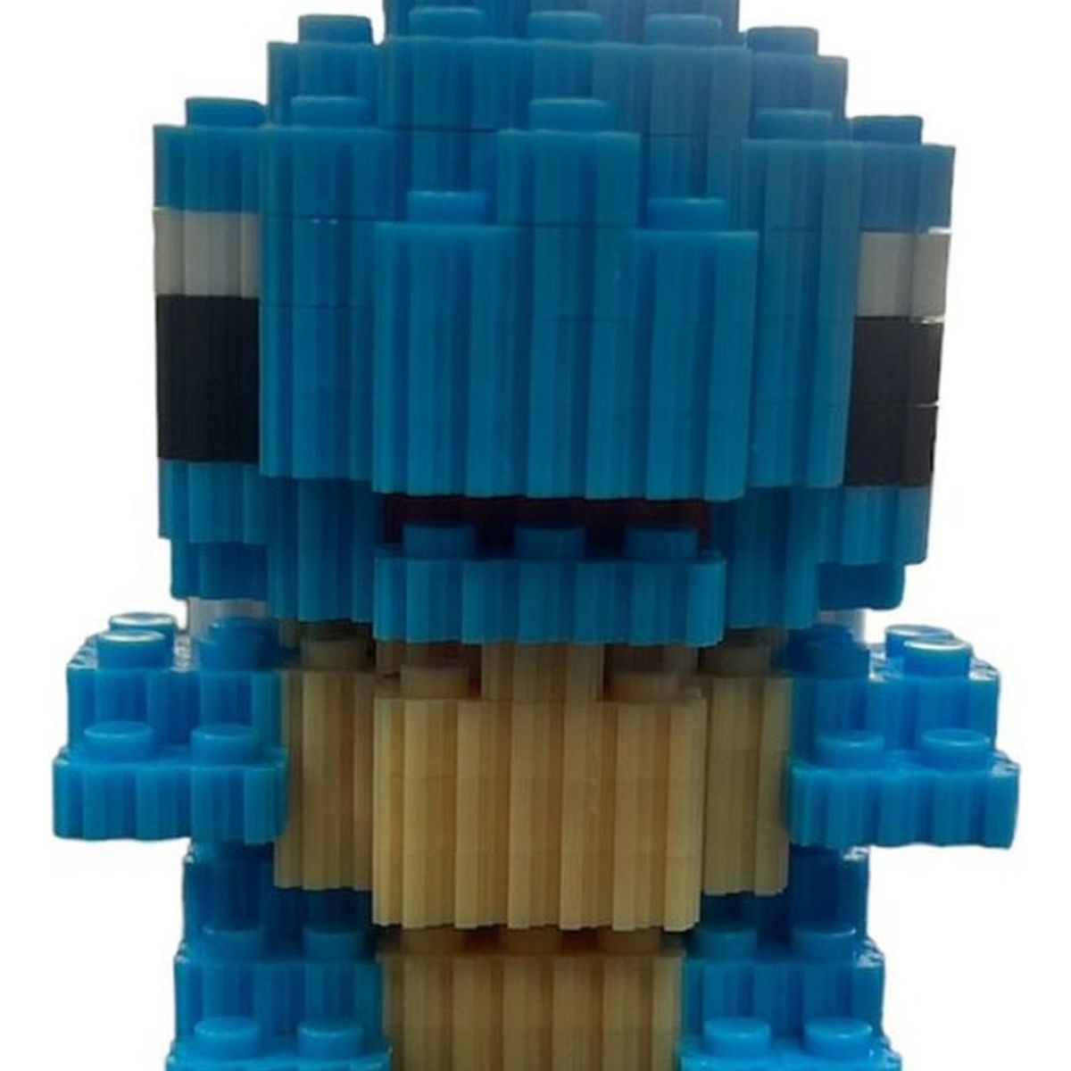 GENERICO - ARMABLE 3D MICRO BLOCKS SQUIRTLE 9CM 450 PIEZAS