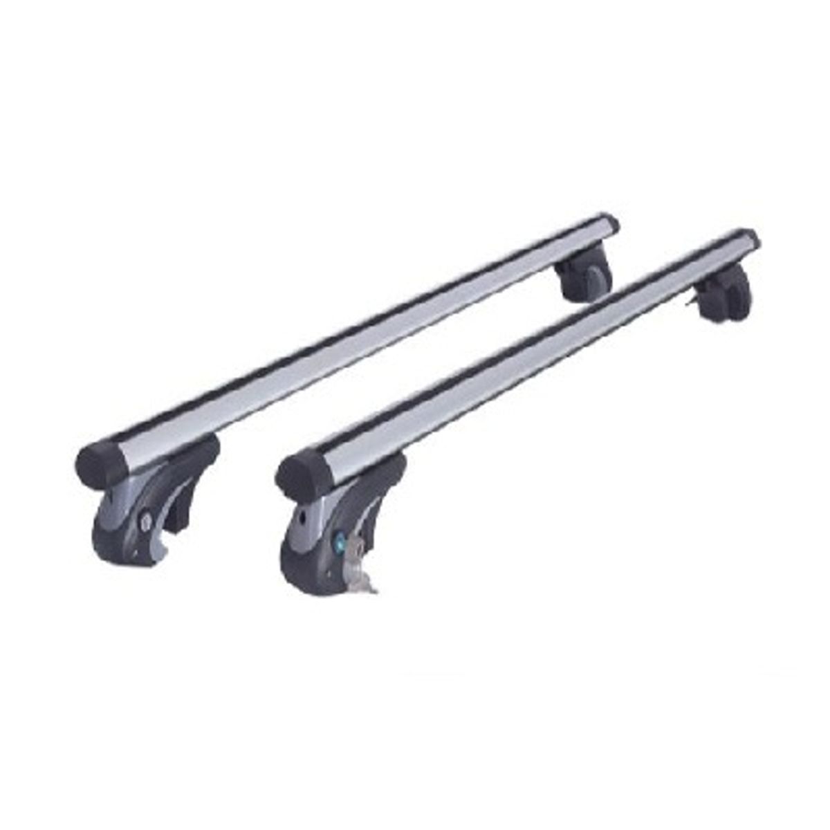 FLAMINGOS - Barra Porta Equipaje Universal Aluminio 120 cms + Llave
