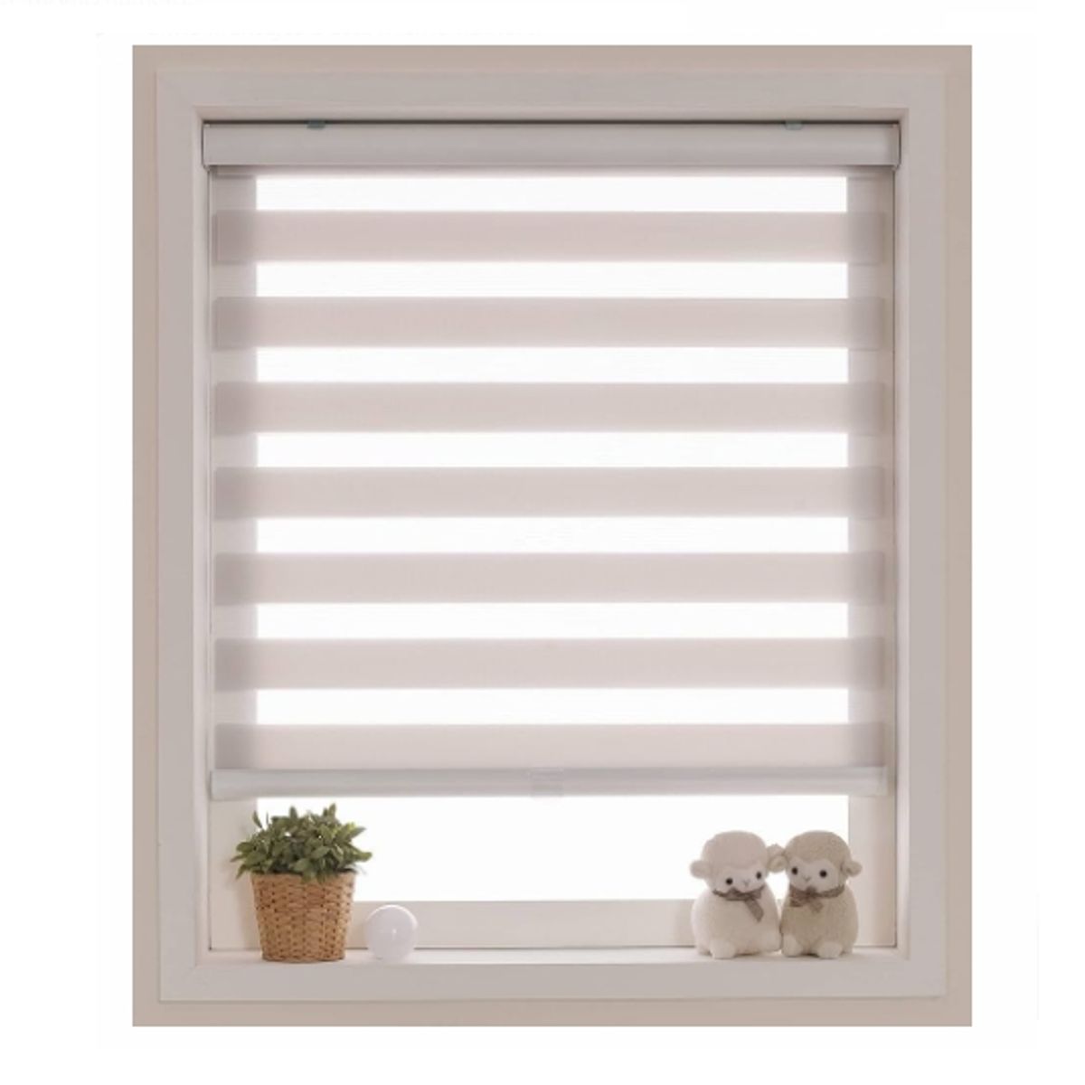 GENERICO - Cortina Roller Dúo Gris 80x200cm