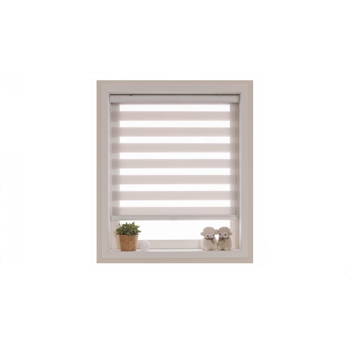 GENERICO - Cortina Roller Dúo Gris 80x200cm