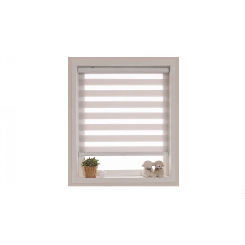 GENERICO - Cortina Roller Dúo Gris 80x200cm