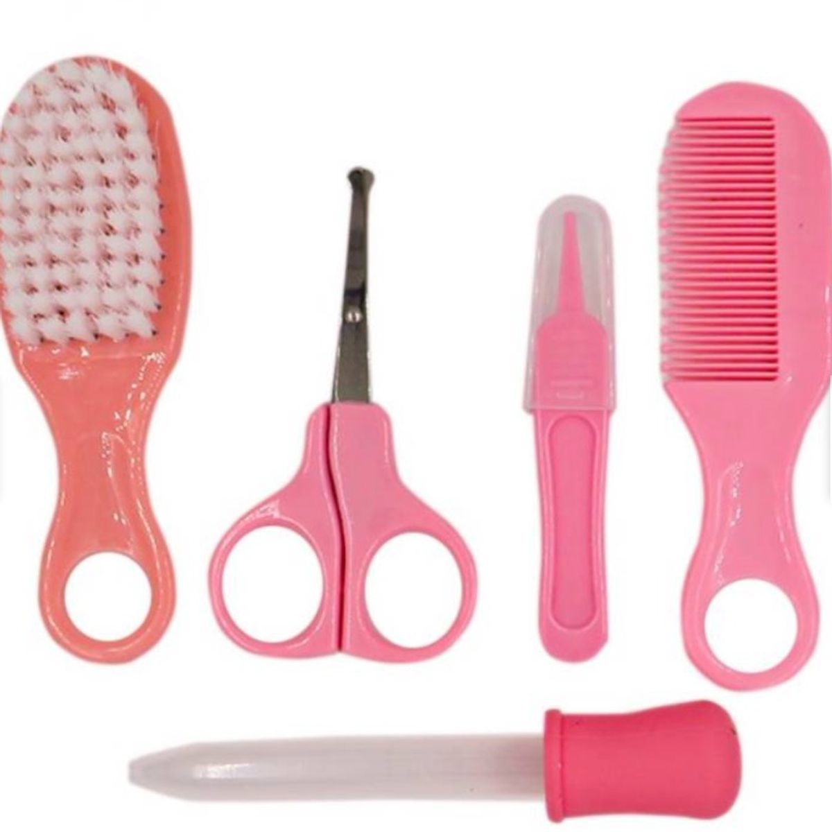 GENERICO - Kit De Higiene Salud Y Cuidados Recién Nacido Med Rosado