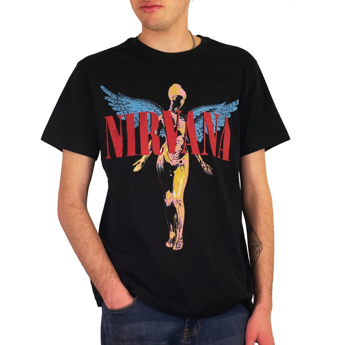 ROCK OFF OFFICIALLY LICENSED PRODUCTS - Polera original de Nirvana con diseño de In Utero