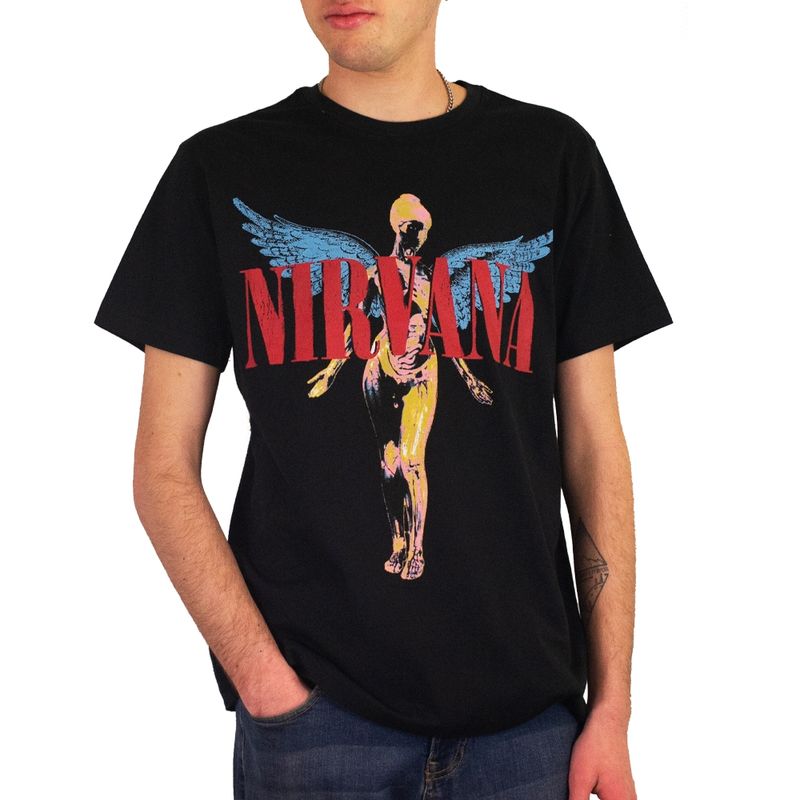 ROCK OFF OFFICIALLY LICENSED PRODUCTS - Polera original de Nirvana con diseño de In Utero