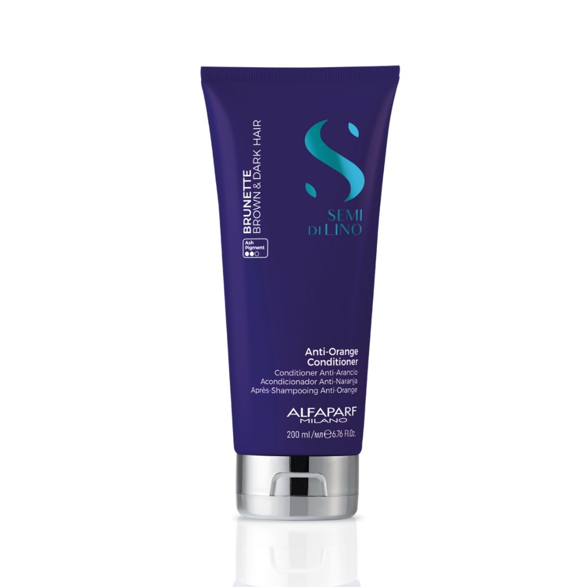 ALFAPARF MILANO - ACONDICIONADOR MATIZADOR CASTAÑOS BRUNETTE ALFAPARF 200 ML.