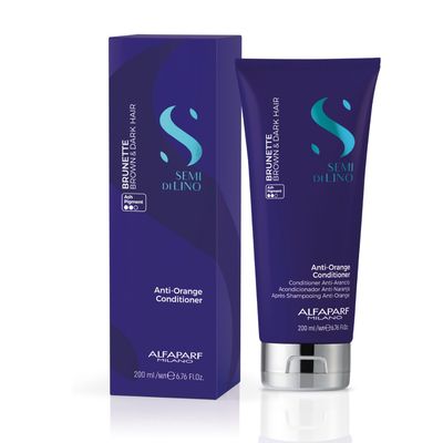 Imagen 2 del producto ACONDICIONADOR MATIZADOR CASTAÑOS BRUNETTE ALFAPARF 200 ML.