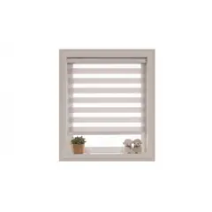 GENERICO - Cortina Roller Dúo Gris 150x200cm