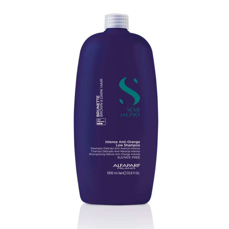 ALFAPARF MILANO - SHAMPOO MATIZADOR AZUL CABBELLOS CASTAÑOS BRUNETTE ALFAPARF 1000 ML.