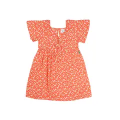 FICCUS - Vestido Kids Niña Oasis Naranjo