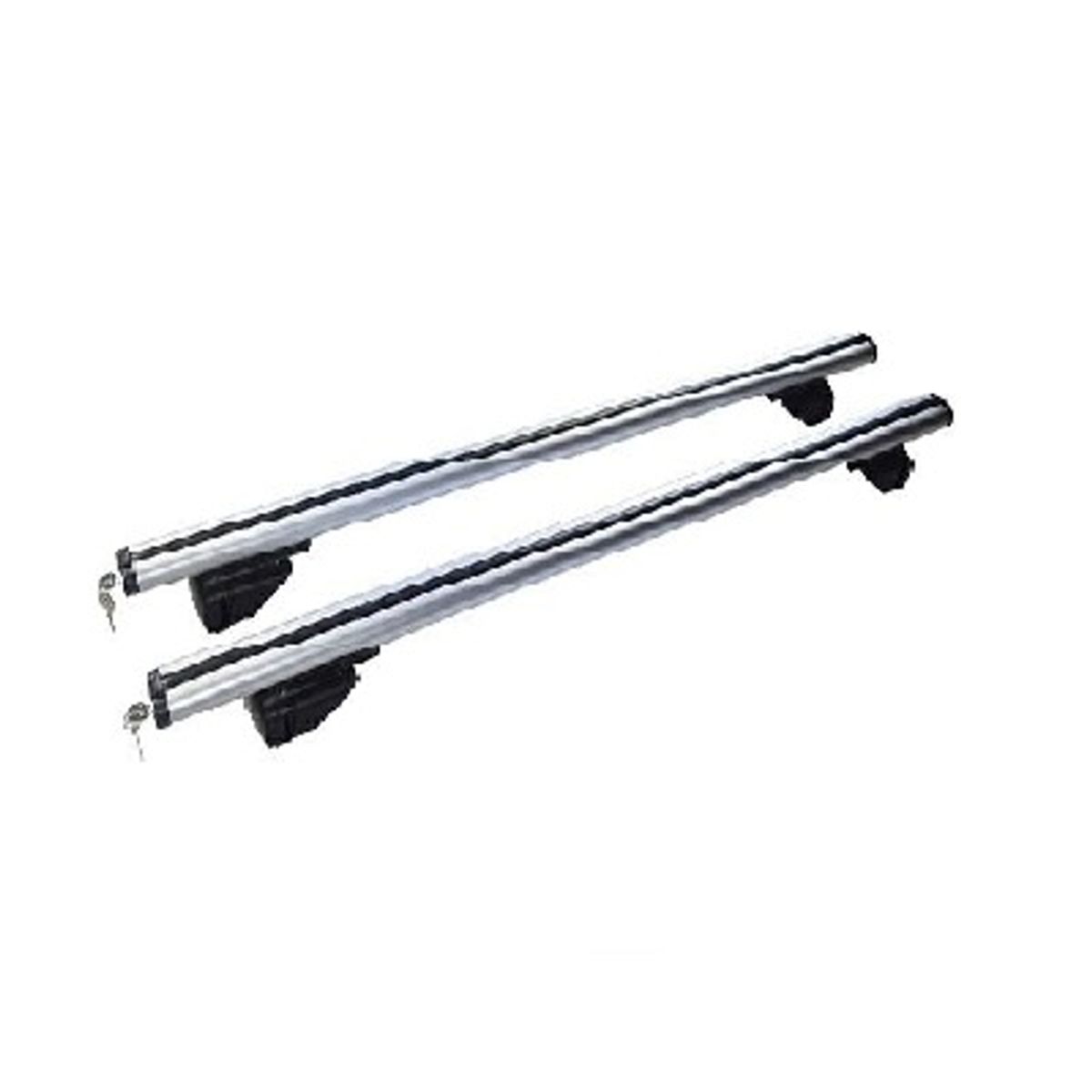 FLAMINGOS - Barra Porta Equipaje Universal Aluminio 137 cms + Llave