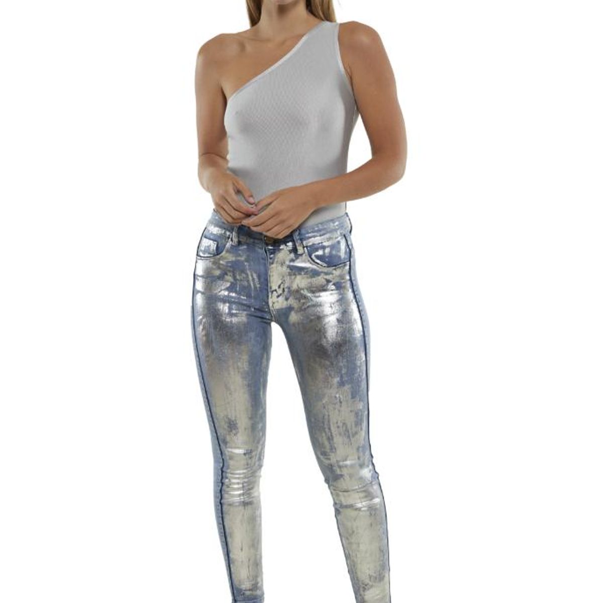 DIVINO JEANS - Jeans Plata Celeste Divino Jeans - Celeste
