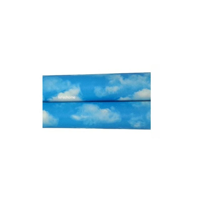 GENERICO - Papel Mural Grueso Texturizado Autoadhesivo 10mt X 53cm TIPO NUBE