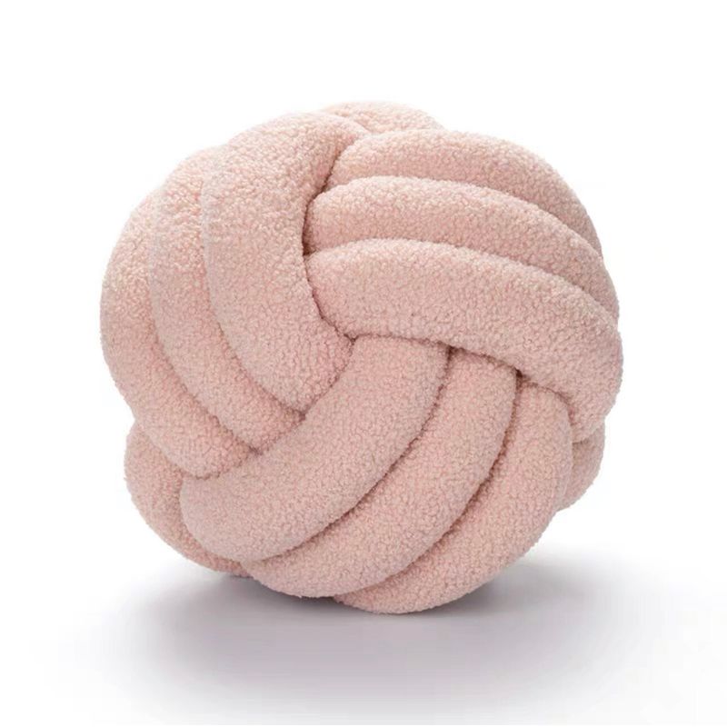 GENERICO - Cojin Decorativo Modelo Nudo Acolchado Color Rosa