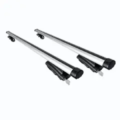 FLAMINGOS - Barra Porta Equipaje Universal Aluminio 120 cms + Llave