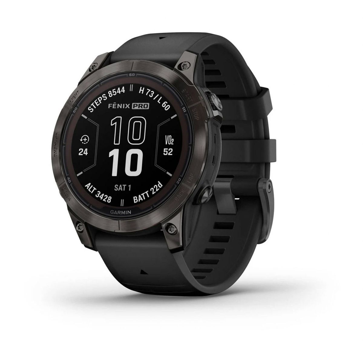 GARMIN - Smartwatch Fenix 7 Pro Sapphire Solar Negro