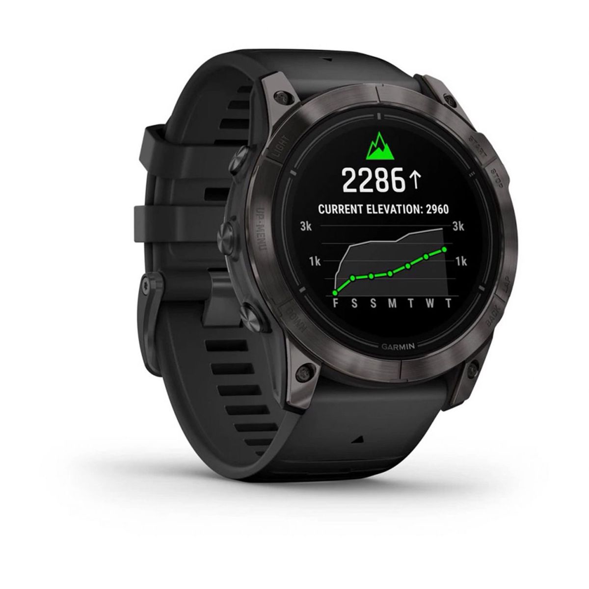 GARMIN - Smartwatch epix Pro (g2) Sapph 51mm Crbn Gray DLC Ti w/Blk GARMIN
