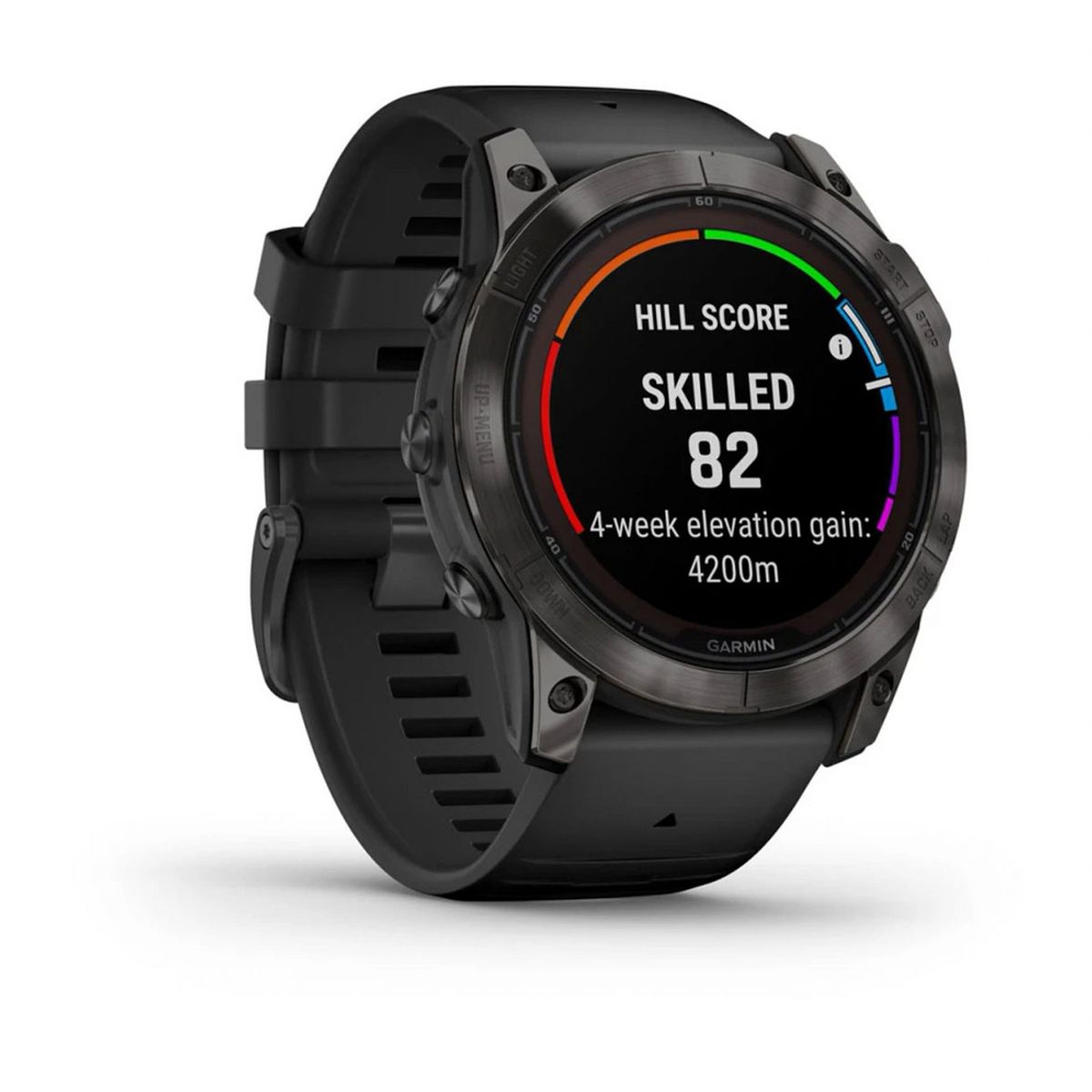 GARMIN - Smartwatch fenix 7X Pro Sapph Solar CrbnGry Ti w/Blk Band GARMIN