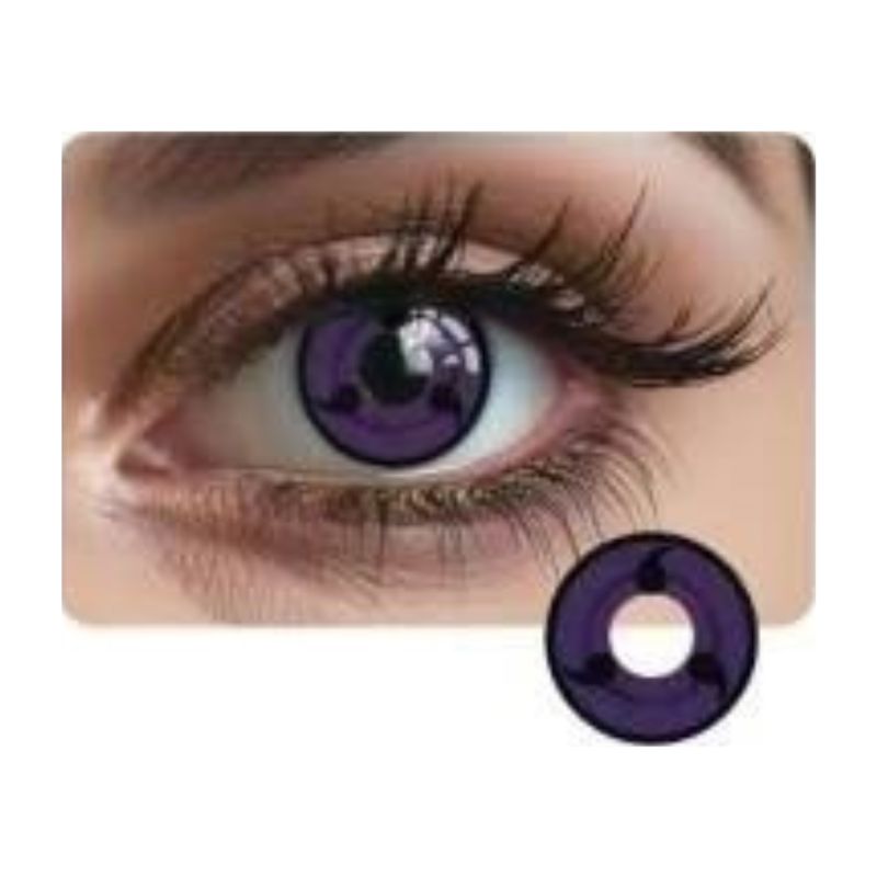 GENERICO - Lentes de Contacto - Fantasía - Sharingan - Lila