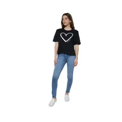 DIVINO JEANS - Polera Melise II Negra - Negro