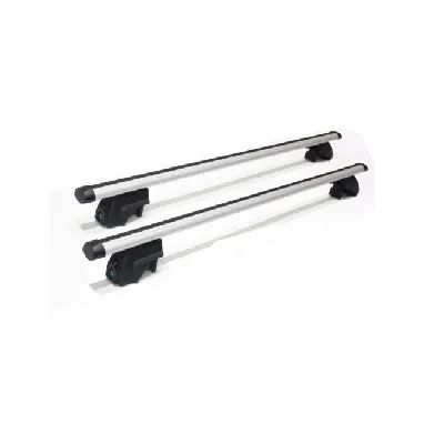 Barra Porta Equipaje Universal para Barras Laterales Pegadas a Techo 130 cms + Llave de Seguridad