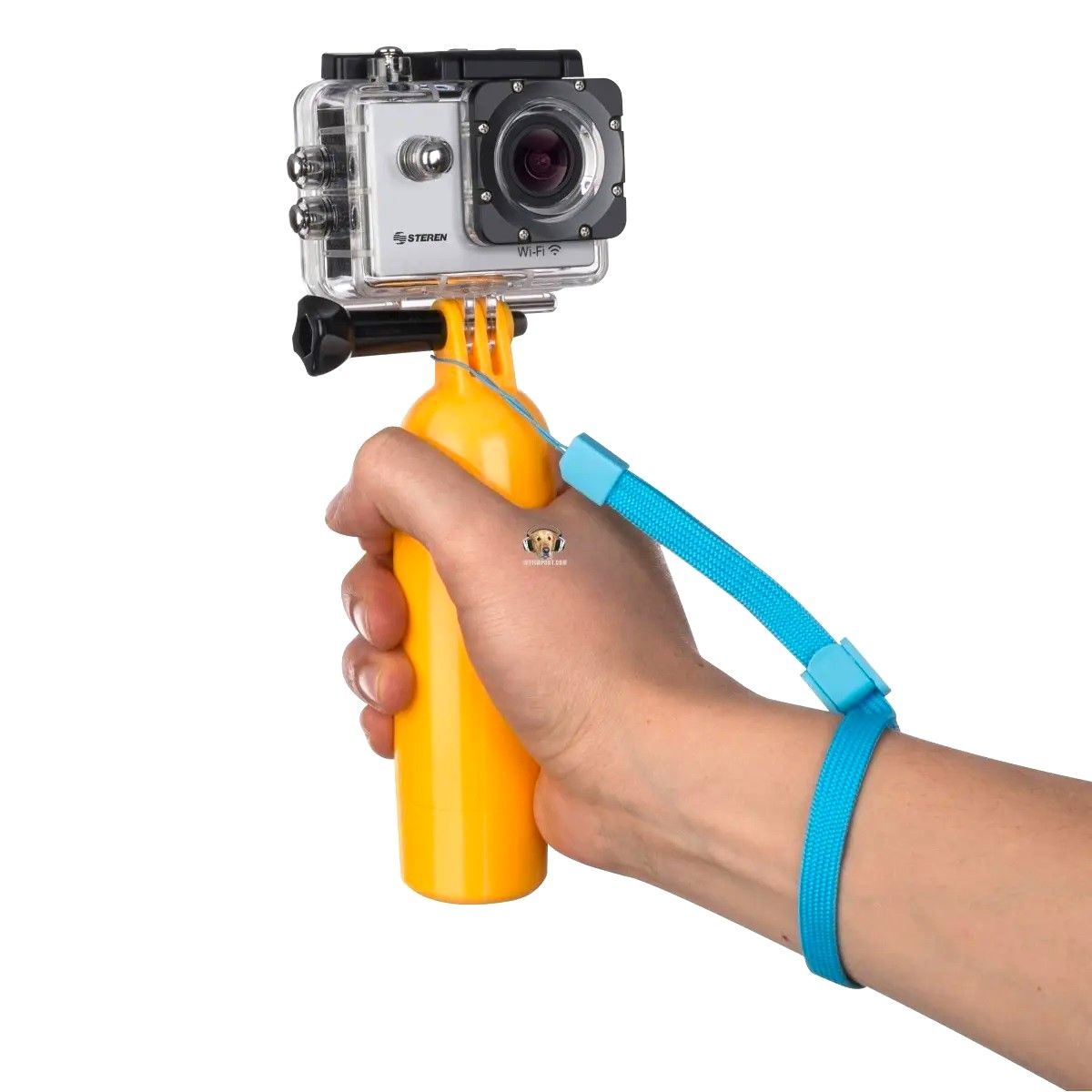 SJCAM - Flotador Cámaras deportivas amarillo Floaty Bobber SJCAM