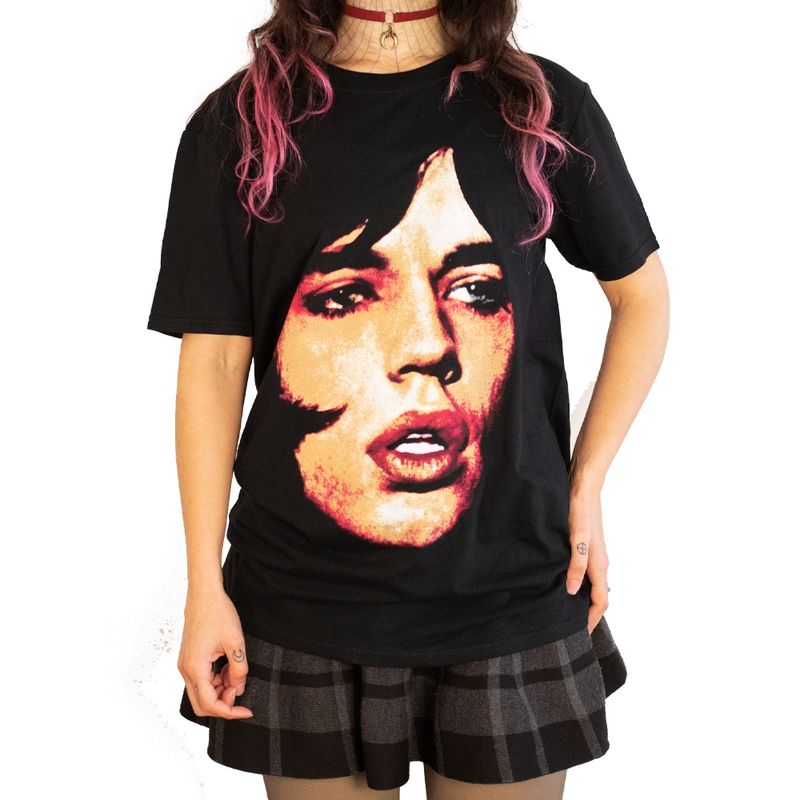ROCK OFF OFFICIALLY LICENSED PRODUCTS - Polera original de The Rolling Stones con diseño Mick Face