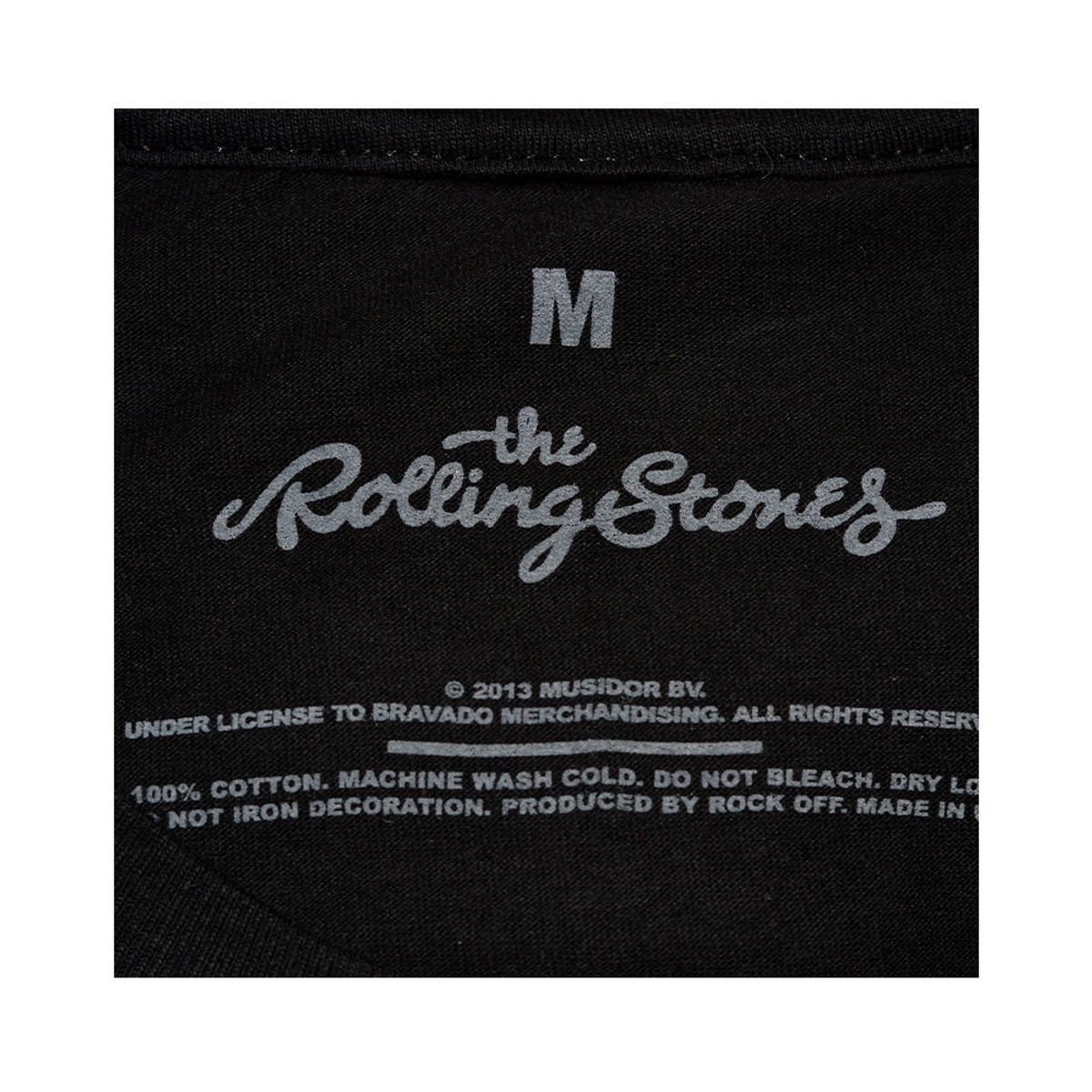ROCK OFF OFFICIALLY LICENSED PRODUCTS - Polera original de The Rolling Stones con diseño Mick Face