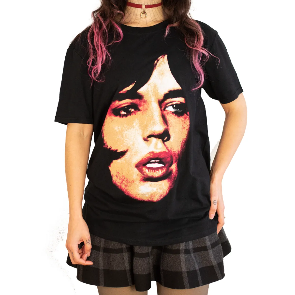 ROCK OFF OFFICIALLY LICENSED PRODUCTS - Polera original de The Rolling Stones con diseño Mick Face