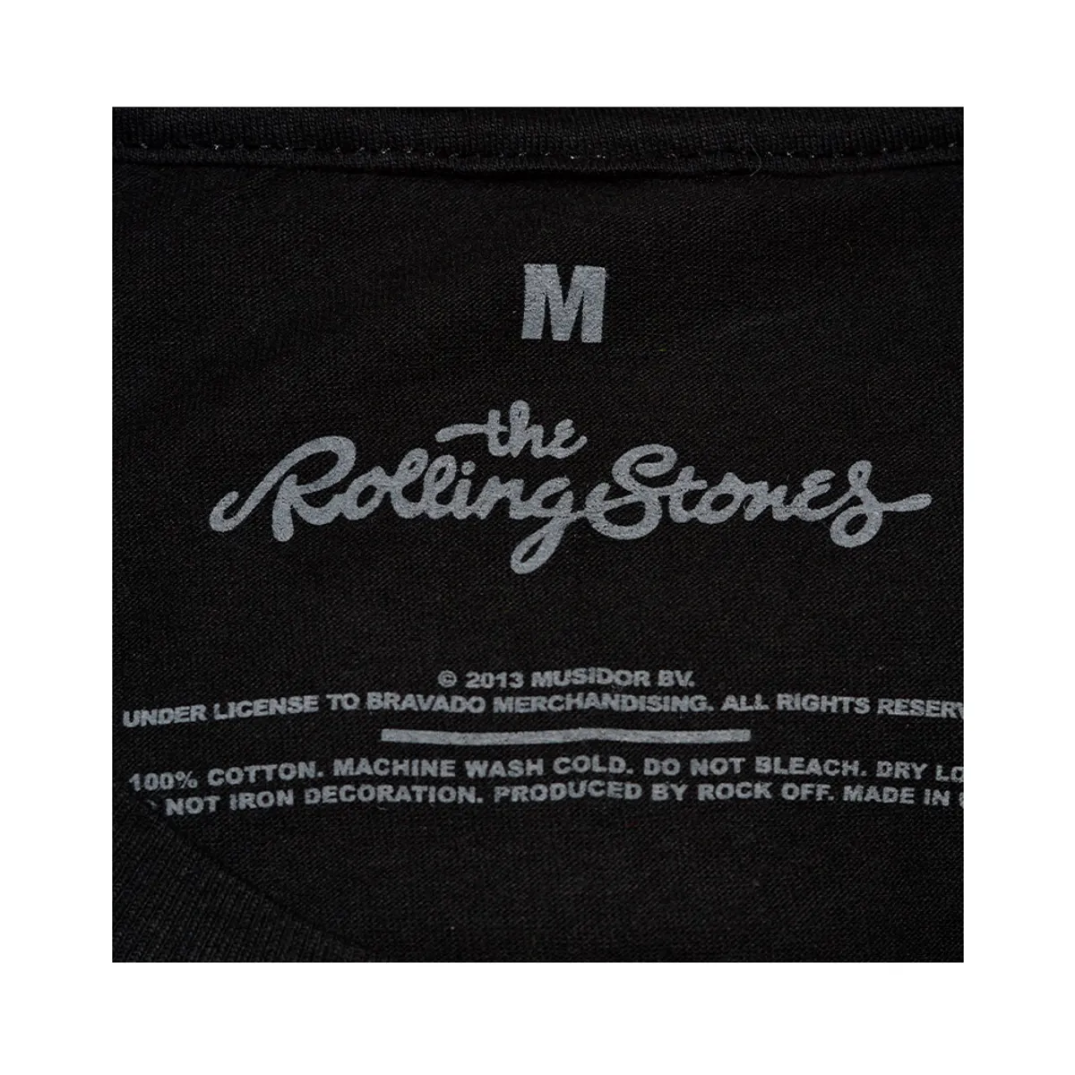 ROCK OFF OFFICIALLY LICENSED PRODUCTS - Polera original de The Rolling Stones con diseño Mick Face