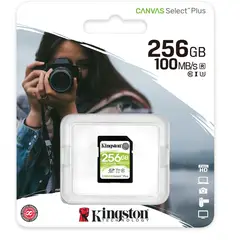 KINGSTON - Memoria SD 256GB Canvas Select plus SDS2256GB