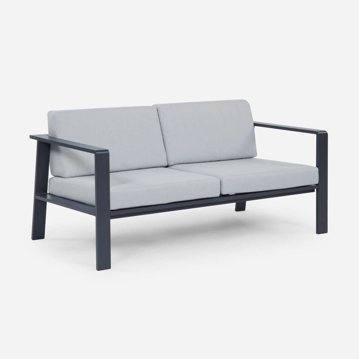 ROSEN - Living de Terraza Rosen Natadola 2 Cuerpos - 4 Piezas Gris