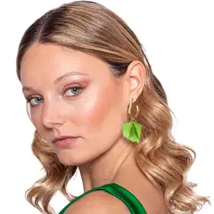 MARIA PASKARO - Aros Petorca Verde María Paskaro - Verde Arlequín