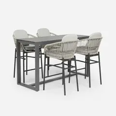 ROSEN - Set Bar Soller 5 Piezas Gris