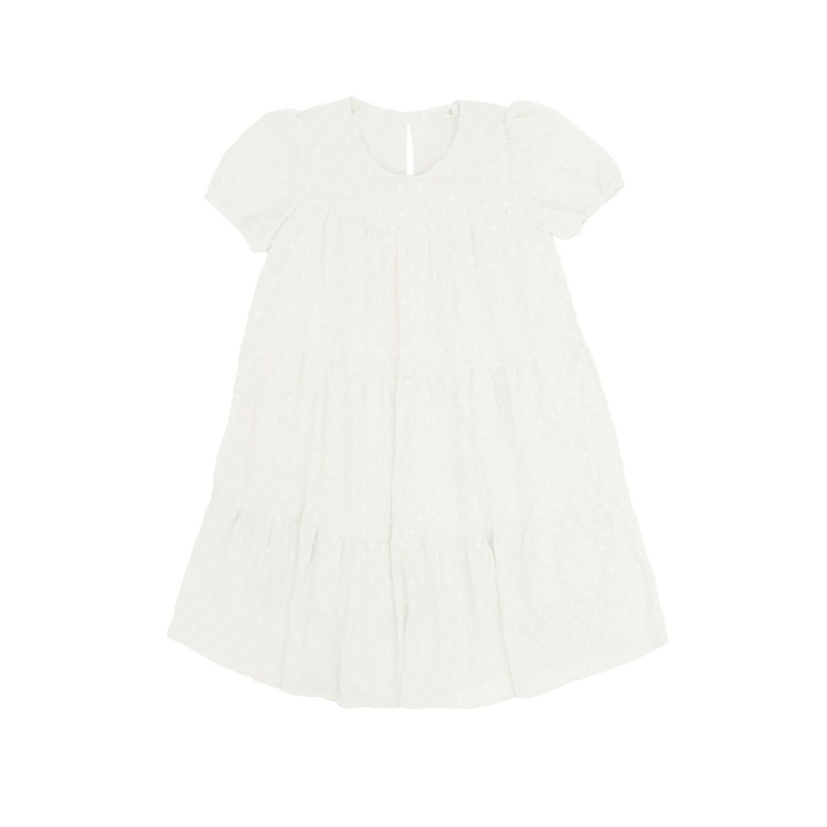 FICCUS - Vestido Kids Niña Formal Blanco