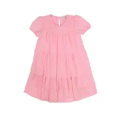 FICCUS - Vestido Kids Niña Formal Rosa