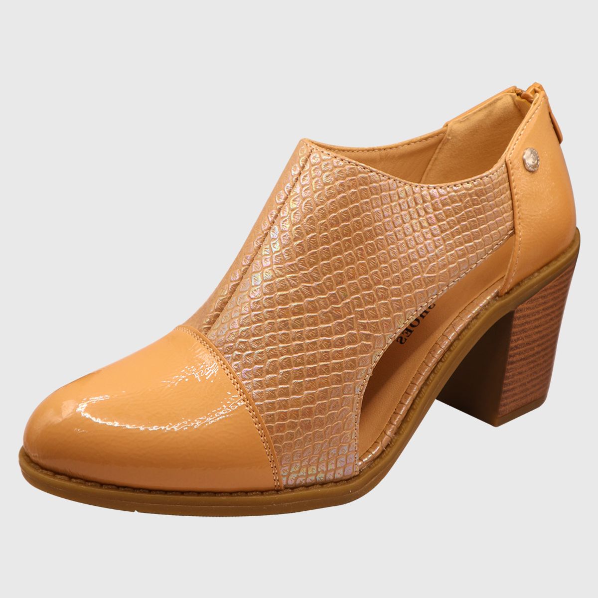 DINASTELLA - Botines de taco alto Color Cafe de Mujer con Tunel Casuales Danicolle