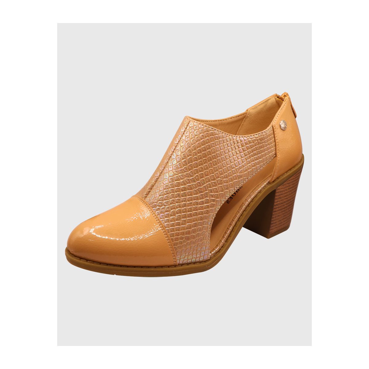 DINASTELLA - Botines de taco alto Color Cafe de Mujer con Tunel Casuales Danicolle